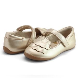 Livie & Luca Gold Mary Jane Kids Shoes